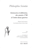 Philosophia Scientiae, v. 22, cahier 01